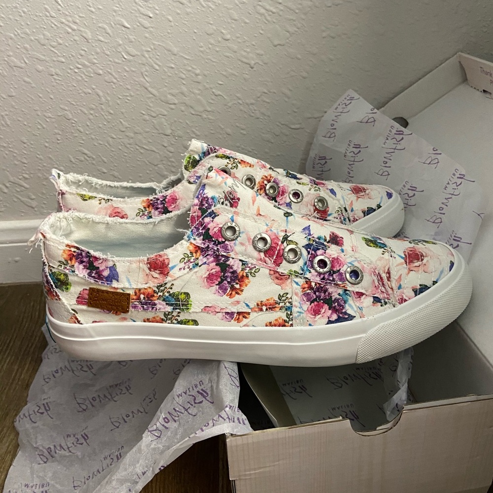 Floral Print Blowfish Shoes